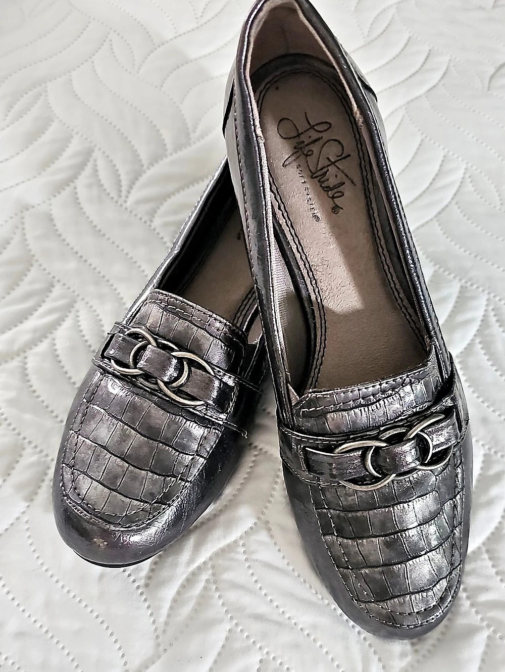 LifeStride London Loafer Black Loafers US 6.5